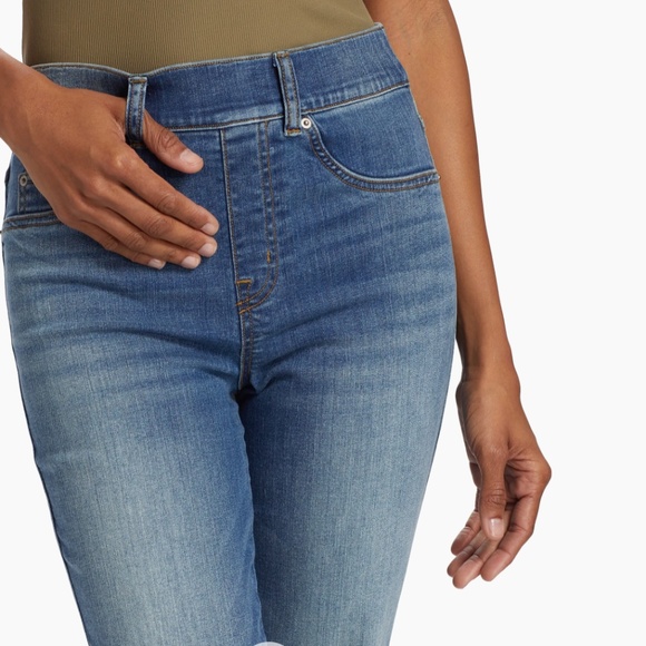 Spanx High-waisted Straight-Leg Jean size medium x 30.5” inseam - Picture 5 of 11